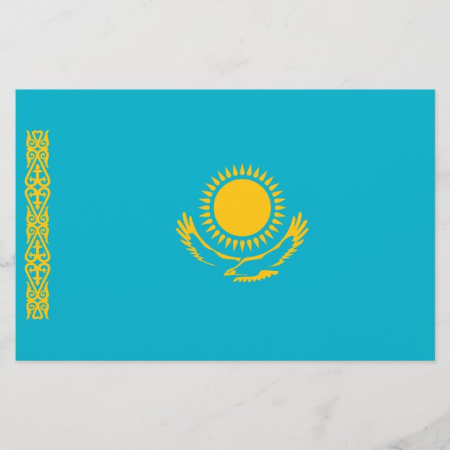 Flag of Kazakhstan Stationery (Front)