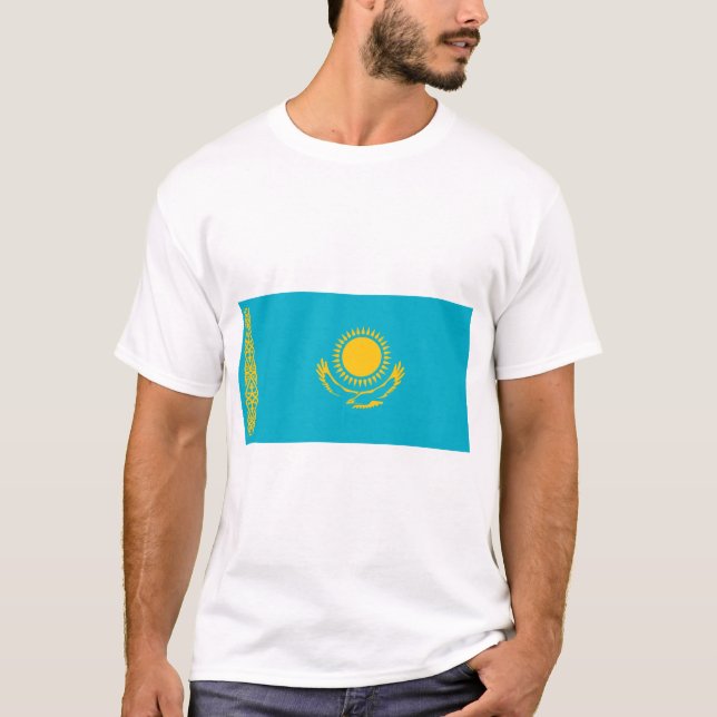 Flag of Kazakhstan T-Shirt (Front)