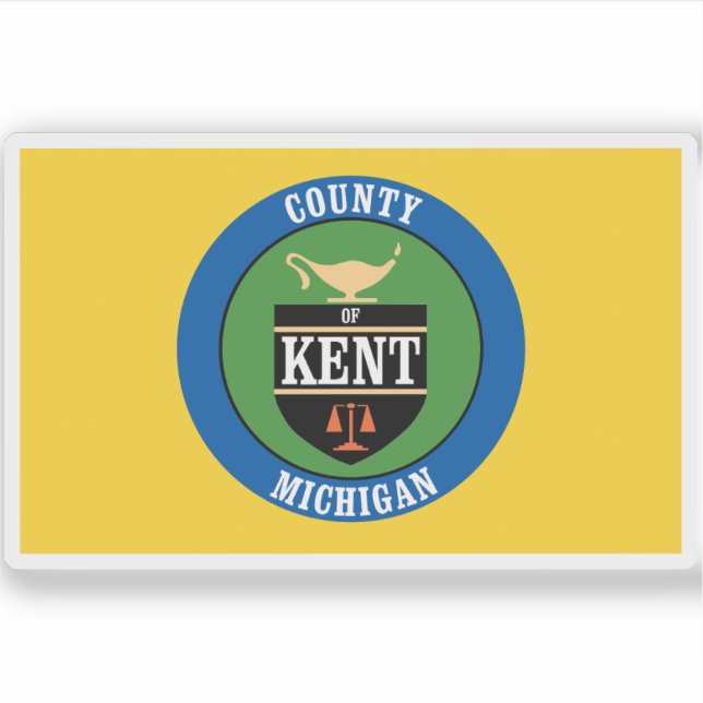 Flag of Kent County, Michigan  (Front)