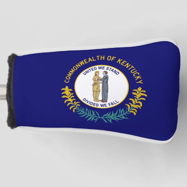 Flag of Kentucky Golf Head Cover (Front)