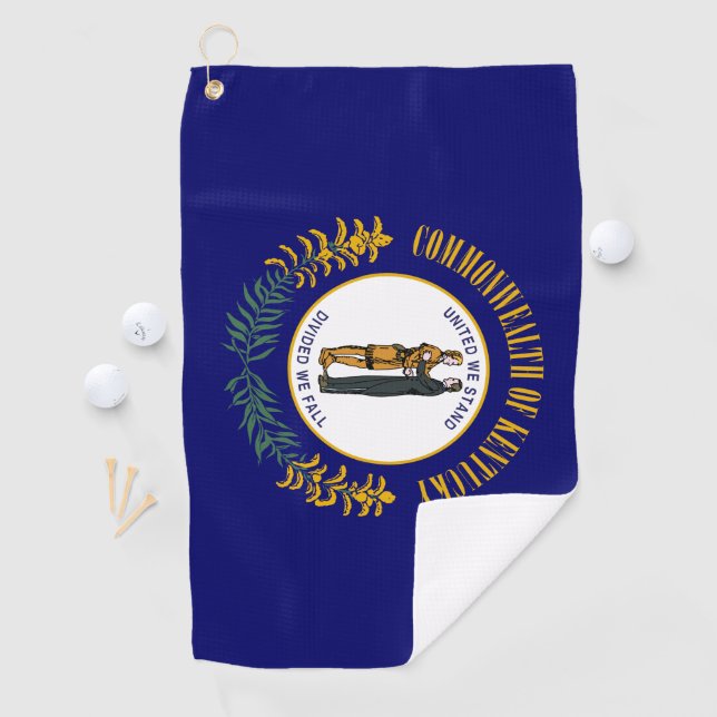 Flag of Kentucky Golf Towel (InSitu)