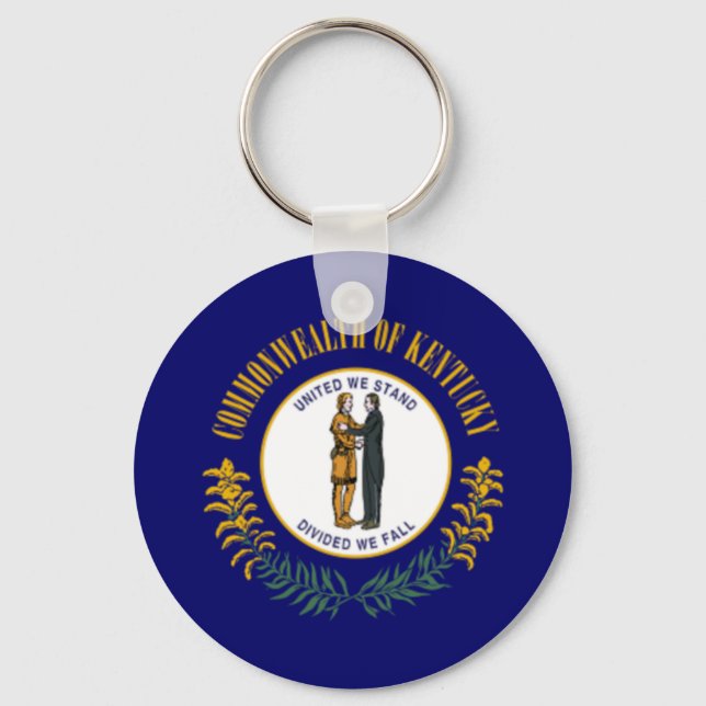Flag of Kentucky Key Ring (Front)