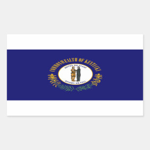 Flag of Kentucky Rectangular Sticker