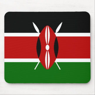 Flag of Kenya Africa Mouse Pad