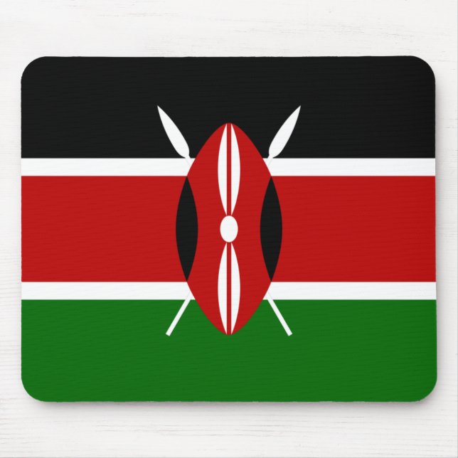 Flag of Kenya Africa Mouse Pad (Front)