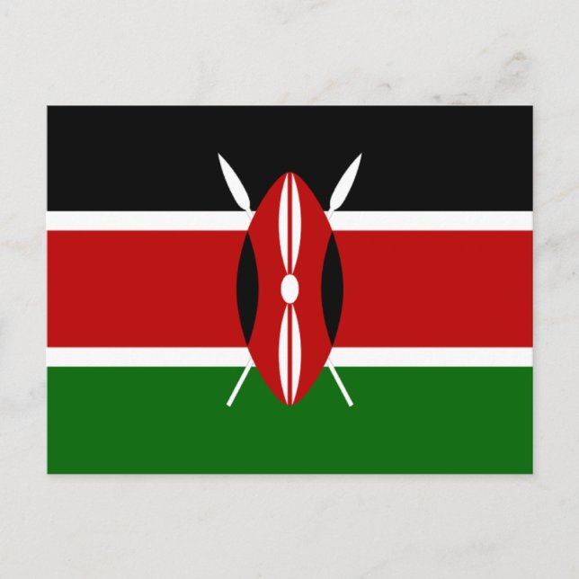 Flag of Kenya Postcard (Front)