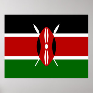 Flag of Kenya Poster