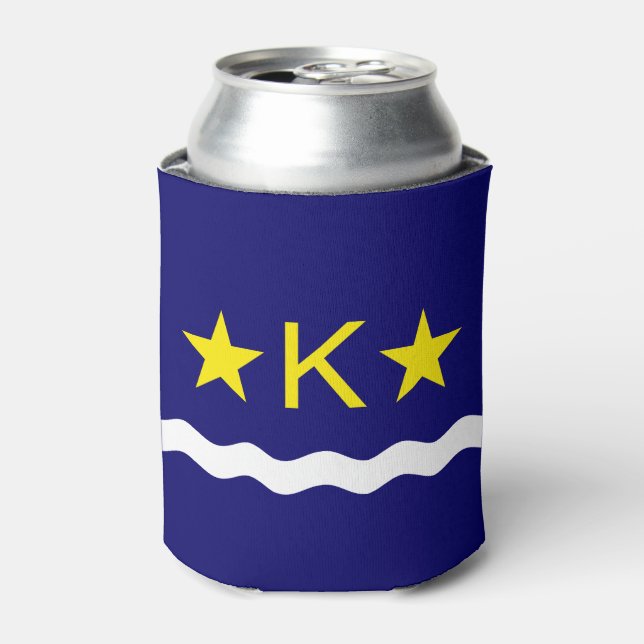 Flag of Kinshasa, Congo Can Cooler (Can Front)