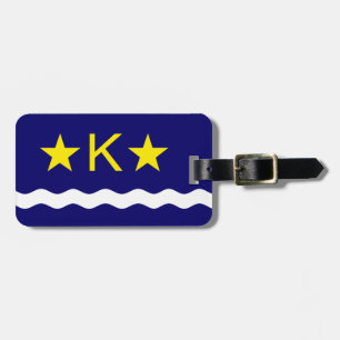 Flag of Kinshasa, Congo Luggage Tag