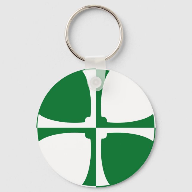 Flag of Kirkcudbrightshire Keychain (Front)