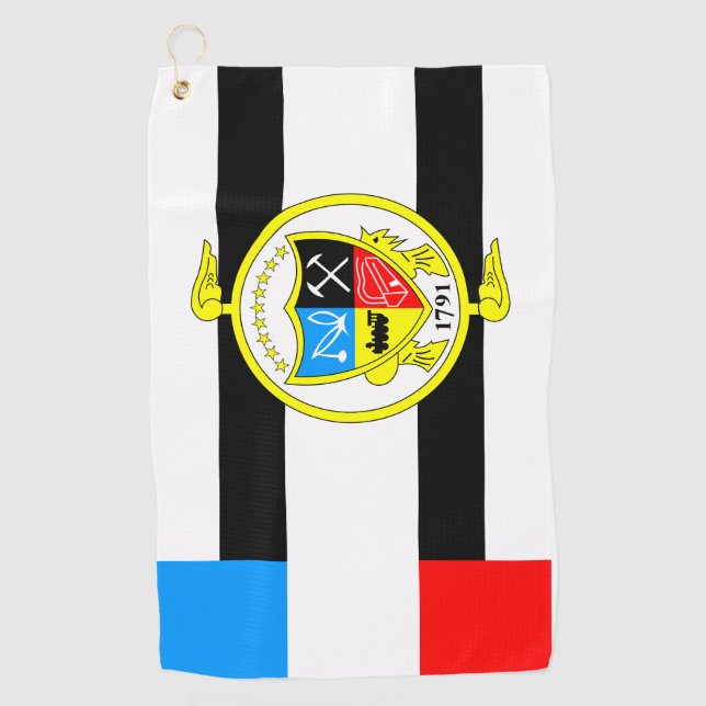 Flag of Knoxville, Tennessee Golf Towel (Front)