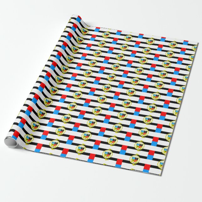 Flag of Knoxville, Tennessee Wrapping Paper (Unrolled)
