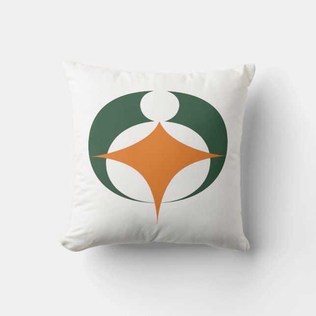 Flag of Koga, Shiga, Japan Cushion (Front)