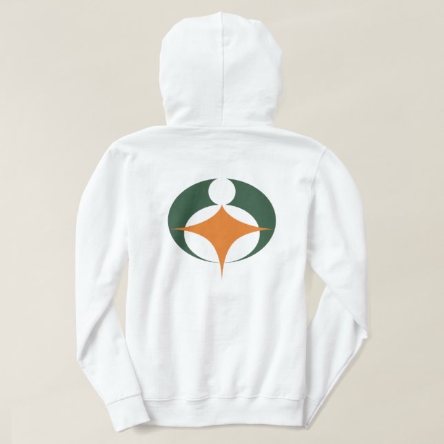 Flag of Koga, Shiga, Japan Hoodie (Design Back)