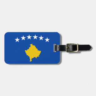 Flag of Kosovo Easy ID Personal Luggage Tag