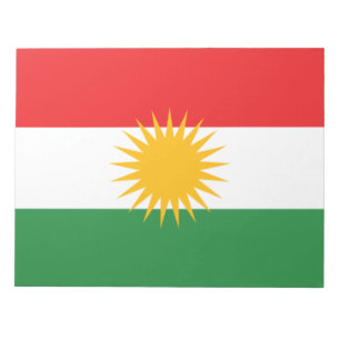 Flag of Kurdistan Notepad