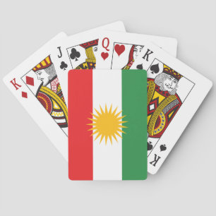 Flag of Kurdistan Playing Cards