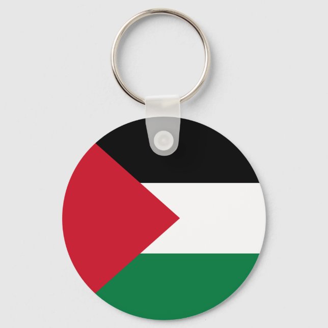 Flag of Kuwait Key Ring (Front)