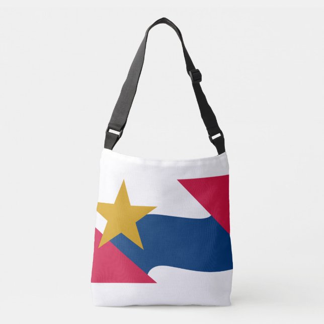 Flag of Lafayette, Indiana Crossbody Bag (Front)