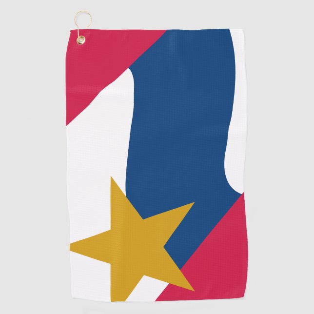 Flag of Lafayette, Indiana Golf Towel (Front)