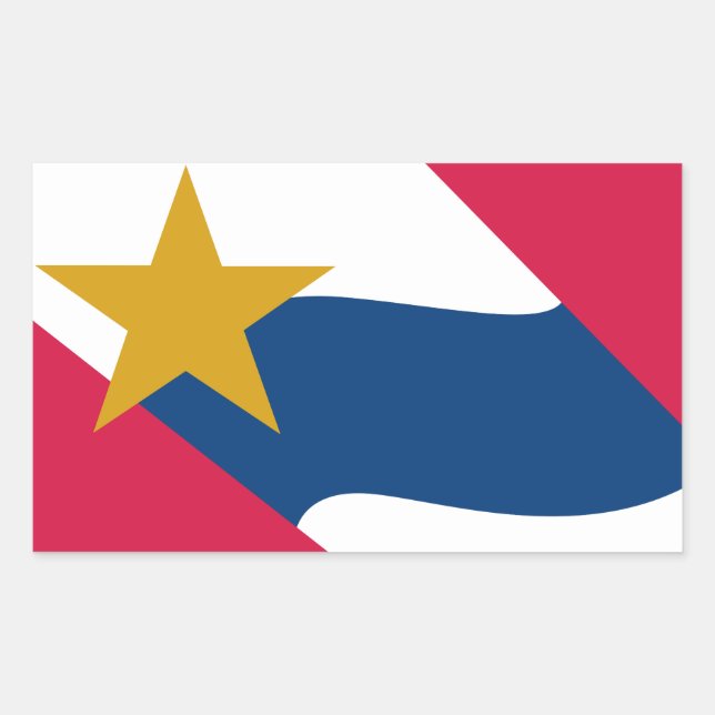 Flag of Lafayette, Indiana Rectangular Sticker (Front)