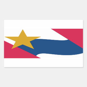 Flag of Lafayette, Indiana Rectangular Sticker