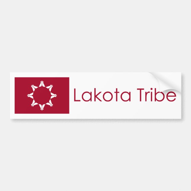 Flag of Lakota Pine Ridge Bumper Sticker (Front)