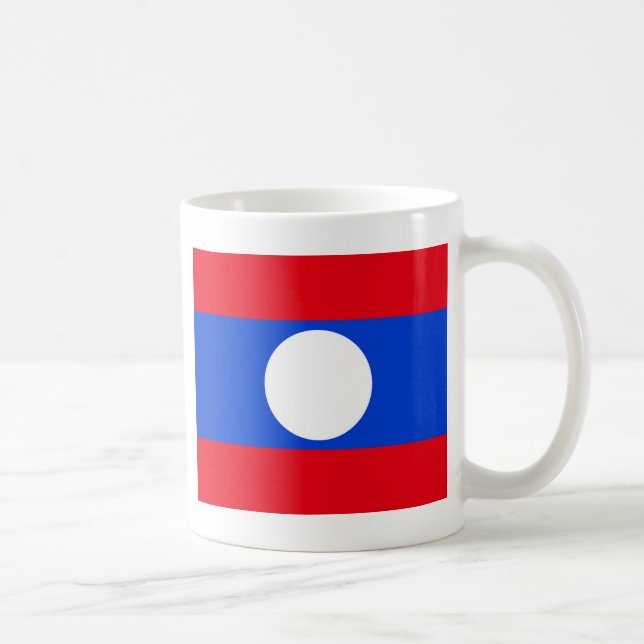 Flag of Laos Coffee Mug (Right)