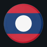 Flag of Laos - Laotian flag - ທຸງຊາດລາວ Magnet<br><div class="desc">Flag of Laos - Laotian flag - ທຸງຊາດລາວ asia, birthday, country, flag, flag laos, flag laotian, flag of laos, flag of laos laotian flag, happy, hmong, indo china, laos, laos flag, laotian flag, nation, national</div>