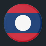 Flag of Laos - Laotian flag - ທຸງຊາດລາວ Magnet<br><div class="desc">Flag of Laos - Laotian flag - ທຸງຊາດລາວ asia, birthday, country, flag, flag laos, flag laotian, flag of laos, flag of laos laotian flag, happy, hmong, indo china, laos, laos flag, laotian flag, nation, national</div>