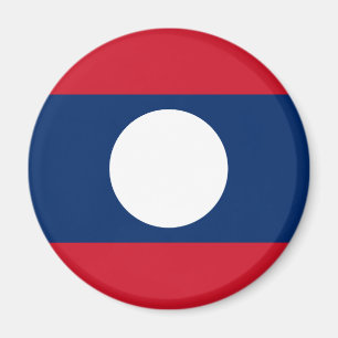 Flag of Laos - Laotian flag - ທຸງຊາດລາວ Magnet