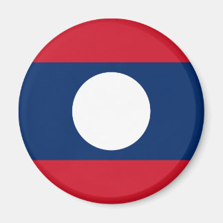 Flag of Laos - Laotian flag - ທຸງຊາດລາວ Magnet