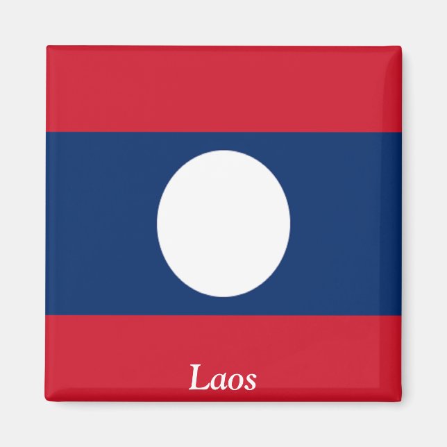 Flag of Laos Magnet (Front)