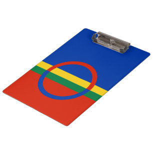 Flag of Lapland (Christmas) (Sami) (Laplander) Clipboard