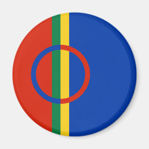 Flag of Lapland (Sápmi) Magnet