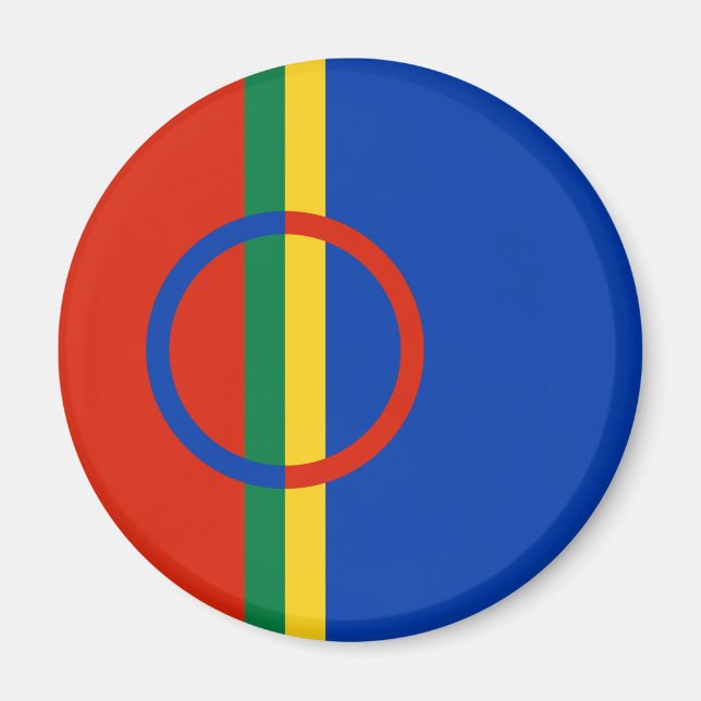 Flag of Lapland (Sápmi) Magnet (Front)