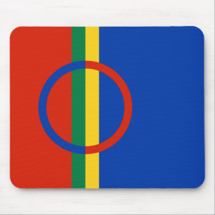 Flag of Lapland (Sápmi) Mouse Pad