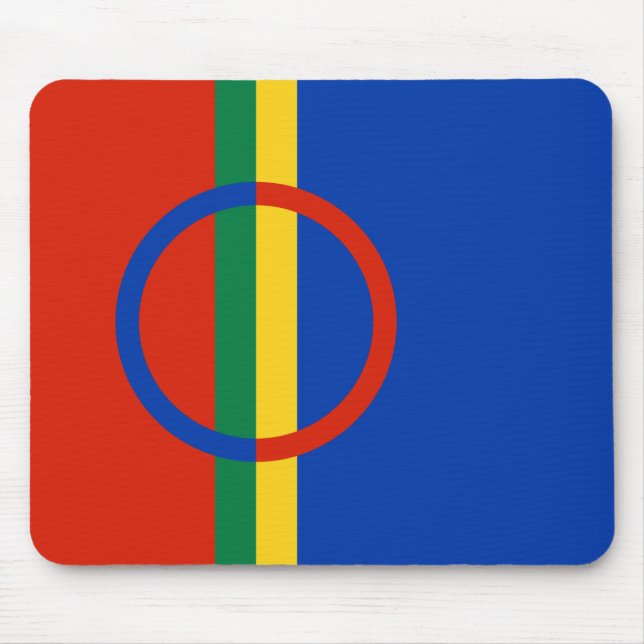 Flag of Lapland (Sápmi) Mouse Pad (Front)