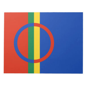 Flag of Lapland (Sápmi) Notepad