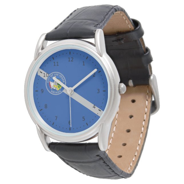 Flag of Las Vegas, Nevada Watch (Angled)