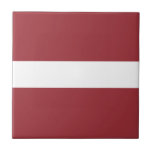 Flag of Latvia Ceramic Tile<br><div class="desc">Flag of Latvia Ceramic Tile</div>