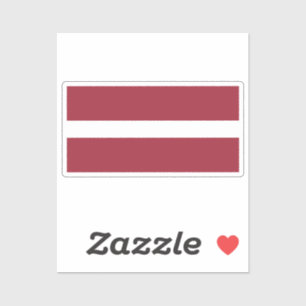 Flag of Latvia custom-cut