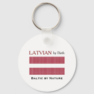 Flag of Latvia Key Ring