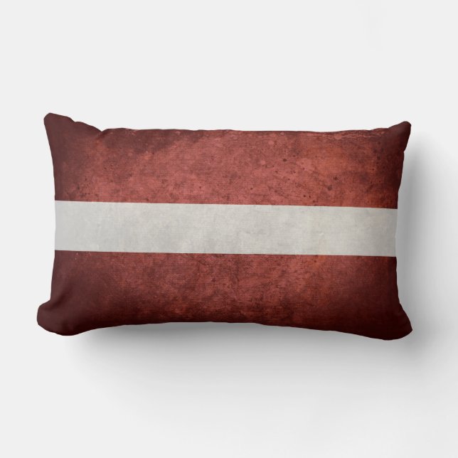 Flag of Latvia Lumbar Cushion (Front)