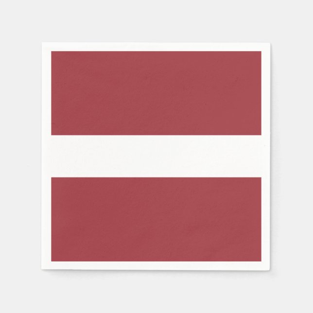 Flag of Latvia Paper Napkins (Front)