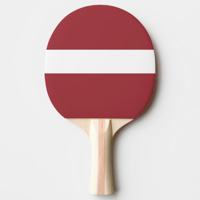 Flag of Latvia Ping Pong Paddle (Front)