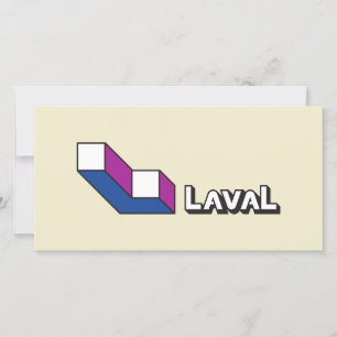 Flag of Laval (Quebec, Canada) Card