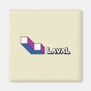 Flag of Laval (Quebec, Canada) Magnet