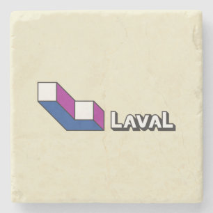 Flag of Laval (Quebec, Canada) Stone Coaster