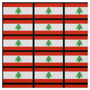 Flag of Lebanon Fabric